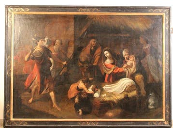 Trophime Bigot (1579-1650), Kring van - Adorazione dei