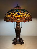 XXL Tiffany stijl tafellamp DRAGONFLY MAJESTY - ART NOUVEAU