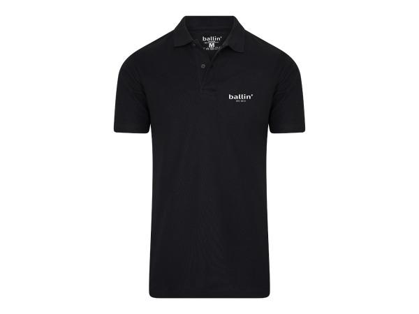 Veiling - Ballin Est. 2013 Basic Polo - Zwart - S, Kleding | Heren, T-shirts