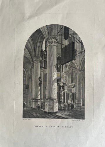 Gerard Houckgeest - Chevet de l’église de Delft