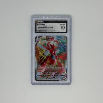 Pokémon - 1 Graded card - Scizor VMAX 119/189 Foil, Full art, Nieuw
