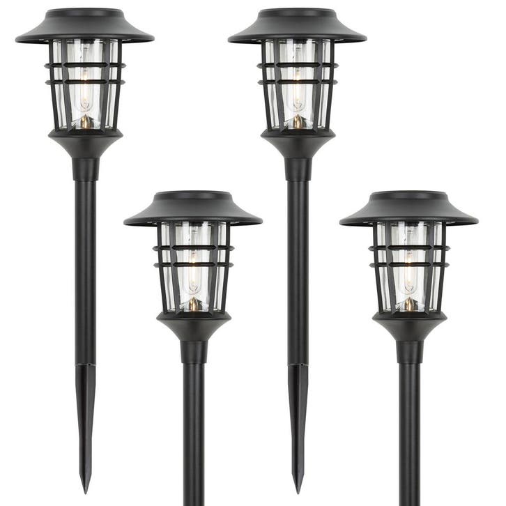 Buitenverlichting zonne-energie Set 4 stuks Solar Del Sol, Tuin en Terras, Buitenverlichting, Verzenden
