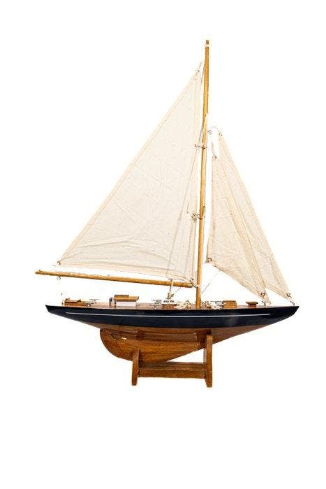 Modelschip - Karibikyacht/Segelboot  Höhe 56cm - Länge 42cm, Antiek en Kunst, Curiosa en Brocante