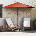 vidaXL Tuinparasol Terracotta 294 x 150 x 224 cm Polyester, Verzenden, Nieuw