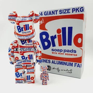 NO RESERVE Andy Warhol x Medicom Toy - Be@rbrick Andy Warhol, Antiek en Kunst