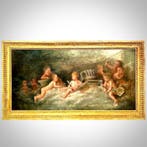 École Française (XIX) - Scène allégorique de putti