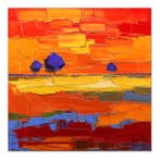 Caroline Mandrafina - Pfleger  Jacaranda, Antiek en Kunst, Kunst | Schilderijen | Modern