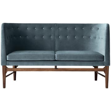 &tradition Sofa Mayor Fluweel - 2-Zitszetel - Outlet, Gebruikt, Verzenden, Minder dan 75 cm, Hout