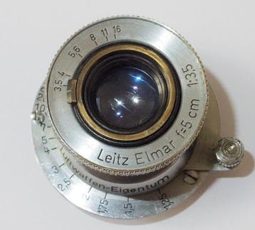 Leica Elmar 3.5/5cm - LTM - 1940s - not authentic Luftwaffe