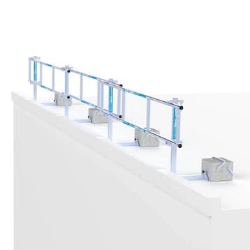 Dakrandbeveiliging SGS-Slim plat dak 9m, Doe-het-zelf en Bouw, Ophalen of Verzenden, Nieuw