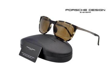 Porsche Design - P8673D - Titanium & Acetate Rectangular, Nieuw