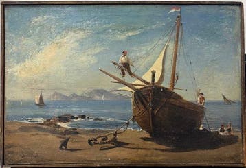 Gabriele Smargiassi (1798-1882) - Marina di Capri con