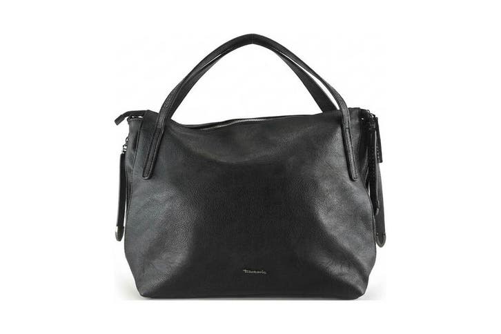 Tamaris Handtas Zwart, Handtassen en Accessoires, Tassen | Damestassen, Zwart, Zo goed als nieuw, Verzenden