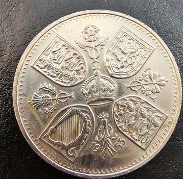 Verenigd Koninkrijk. Elizabeth II. Five Shillings 1953