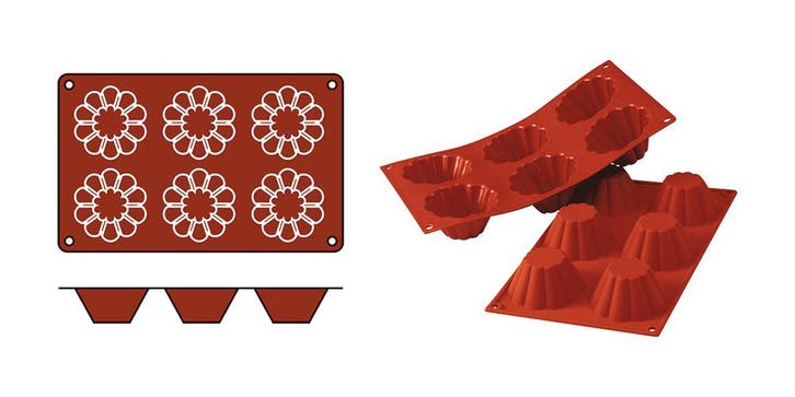 Bakmat | Briochette Silikomart, Zakelijke goederen, Horeca | Keukenapparatuur, Nieuw in verpakking, Verzenden