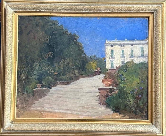 Ulisse Caputo (1872-1948) - Paesaggio, Antiquités & Art, Art | Peinture | Classique