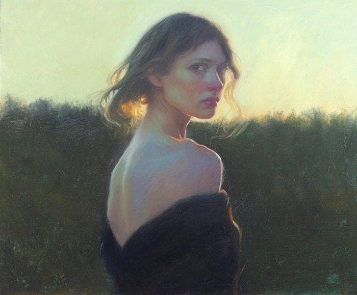 Francien Krieg - The last light, Antiquités & Art, Art | Peinture | Moderne