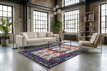 Kazak kilim - inutilisé - Tapis - 250 cm - 175 cm - Avec, Maison & Meubles, Ameublement | Tapis & Moquettes