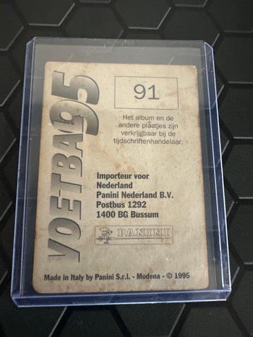 1995 Panini Voetbal 95 Ronaldo Nazário 91 Foil, Original, Verzamelen, Nieuw