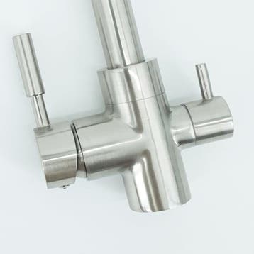 3 in 1 Kraan A-103-STEEL SATIN, Ophalen of Verzenden, Nieuw