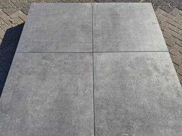 Veiling - 48,6m2 Keramische Tegel Grey Nuance 90x90x4 Cm, Tuin en Terras, Nieuw