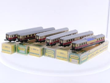Schaal N Minitrix 3015, 3016, 3017,3018 en 3019 TEE rijtu..., Ophalen of Verzenden, Overige typen