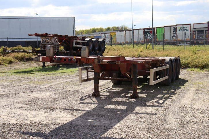 Veiling: Containerchassis HFR 40000kg 2011, Autos, Camions, Enlèvement