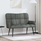 vidaXL Tweedelige Sofa Donkergrijs 115 x 61 x 87 cm Stof, Verzenden
