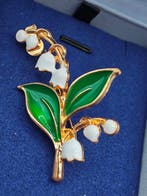 Sans prix de réserve - Broche Plaqué or, Argent, Snowdrops, Bijoux, Sacs & Beauté, Bijoux anciens