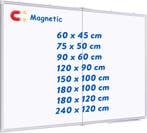 180x120cm Whiteboard Retour Deal: 30% Korting! Dubbelzijdig, Verzenden, Nieuw