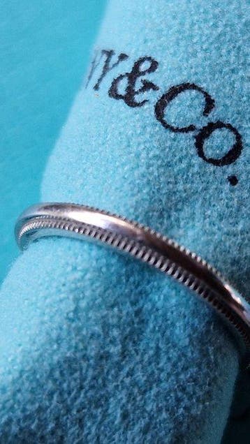 Tiffany & Co. - Ring - Millegrain Tiffany Together Platina, Handtassen en Accessoires, Nieuw
