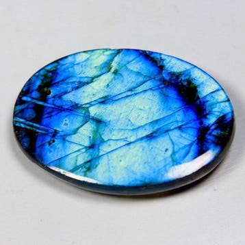 Labradorite 48,45 ct de très grande taille bleu éclatant