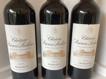 2015 Chateau Prieuré-Lichine - Margaux 4ème Grand Cru Classé, Verzamelen, Nieuw