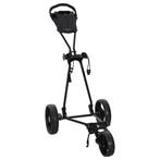 vidaXL Golf Trolley Zwart 95 x 60 x 130 cm IJzer, Sports & Fitness, Golf, Verzenden