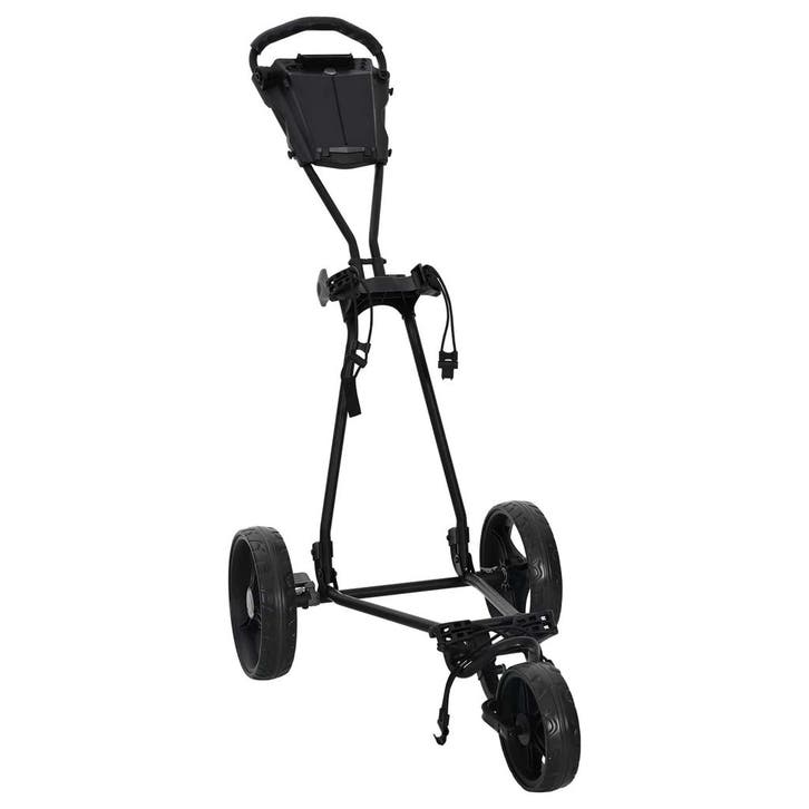 vidaXL Golf Trolley Zwart 95 x 60 x 130 cm IJzer, Sport en Fitness, Golf, Nieuw, Verzenden