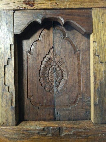 Klein raam - Hout - India - dinastie van de Kachwaha (of
