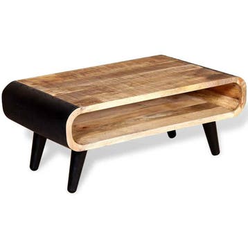 vidaXL Salontafel 90x55x39 cm ruw mangohout, Verzenden