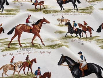 Exclusief katoenen weefsel “English Derby” – Cavalli e