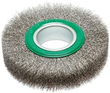 Ronde Borstel 200mm RVS 50mm Montagegat, Verzenden, Nieuw
