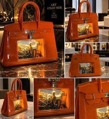 Art Stray-Nos - “ Lécrin Hermès ... Birkin illuminé .