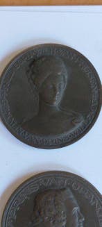 Nederland. Lot 6 penningen van Begeer. Serie Prinsen en