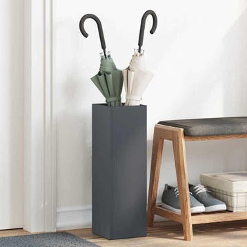 vidaXL Regen Paraplu Stand Antraciet 15,5 x 15,5 x 49 cm, Verzenden, Nieuw