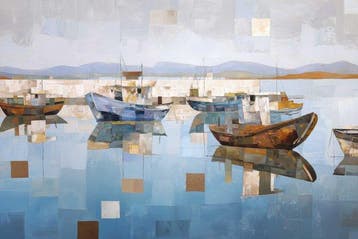 Lea Ottavi - Harbor Keeps Secrets XXL · Hand-Finished