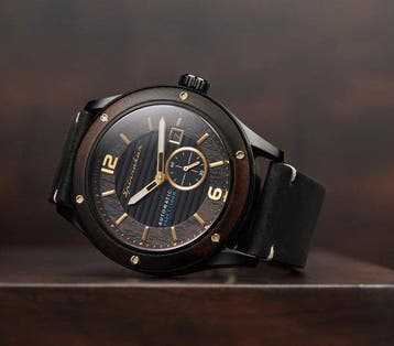 Spinnaker - Automatic - WOOD edition - Gold - Rare - NEW -