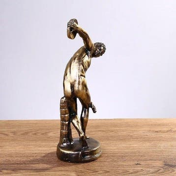 Ornement décoratif - Nordic Style Discus Athlete Statue –