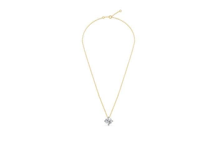 Halsketting - 14 karaat Geel goud - 2.50ct. tw. Diamant, Handtassen en Accessoires, Kettingen