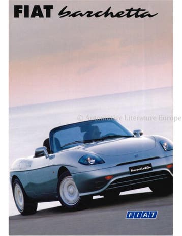 1997 FIAT BARCHETTA BROCHURE ENGELS, Ophalen of Verzenden