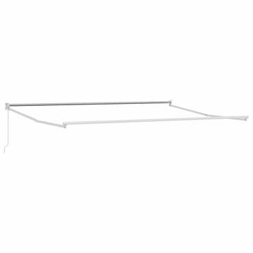 Markies Wit 5 x 3 m Metaal: Stevige luifel voor een fract..., Verzenden, 450 cm of meer, Zo goed als nieuw, 150 tot 300 cm