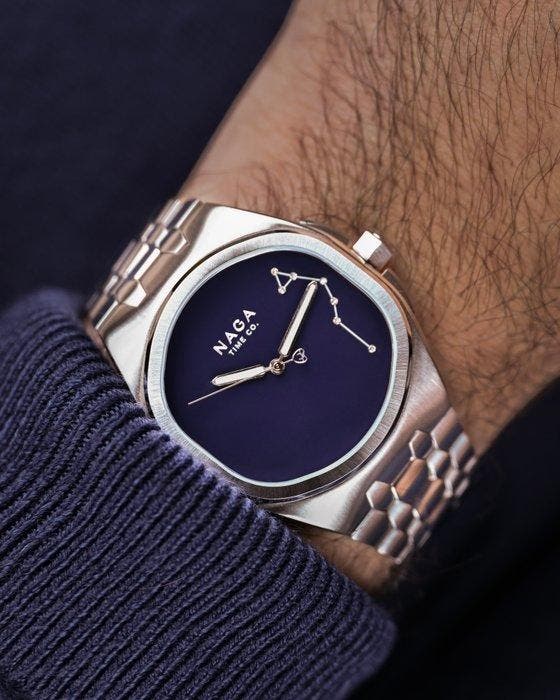 Naga Time Co. - Naga 39 Automatic Constellation limited, Handtassen en Accessoires, Horloges | Heren