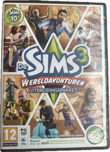 De Sims 3 Wereldavonturen, Verzenden